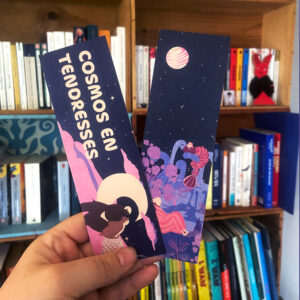 Lot de 2 Marques pages Collection COSMOS EN TENDRESSES