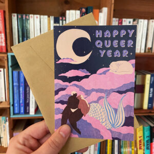 Carte de vœux - Happy Queer Year Sous la Lune
