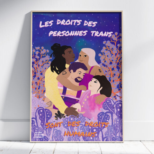 Affiche - Les droits des personnes trans sont des droits humains – Image 2